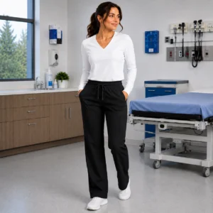 Black Scrub Pants