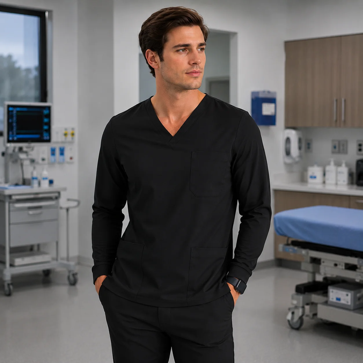 Black Scrub Top​