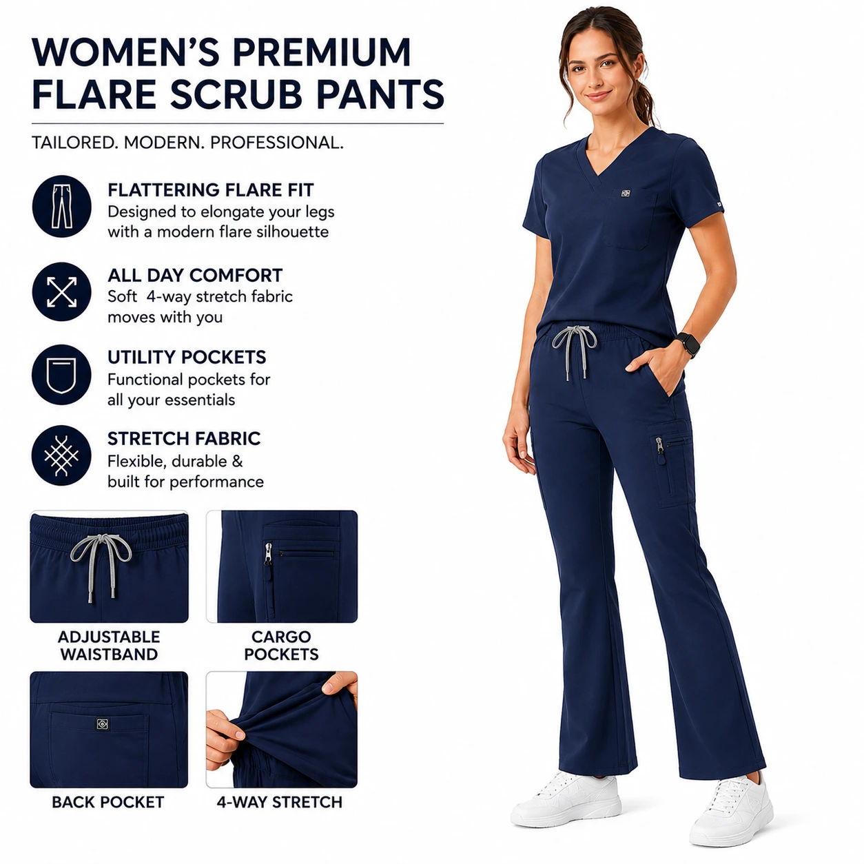 Flare Scrubs