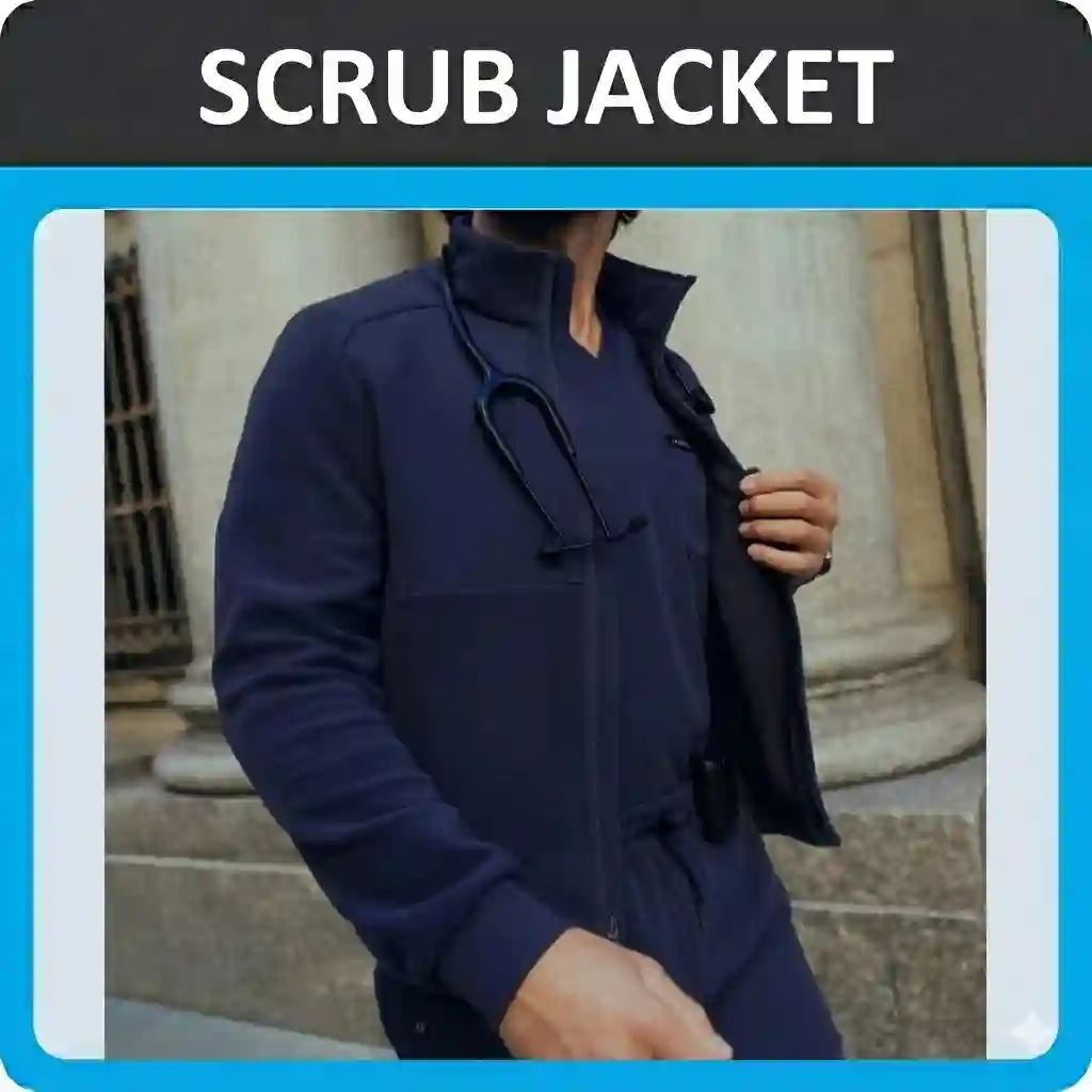 Scrub Jacket For Men