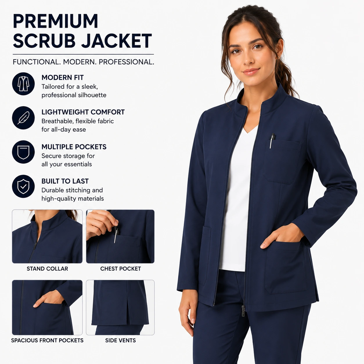 Scrub Jacke Online In USA
