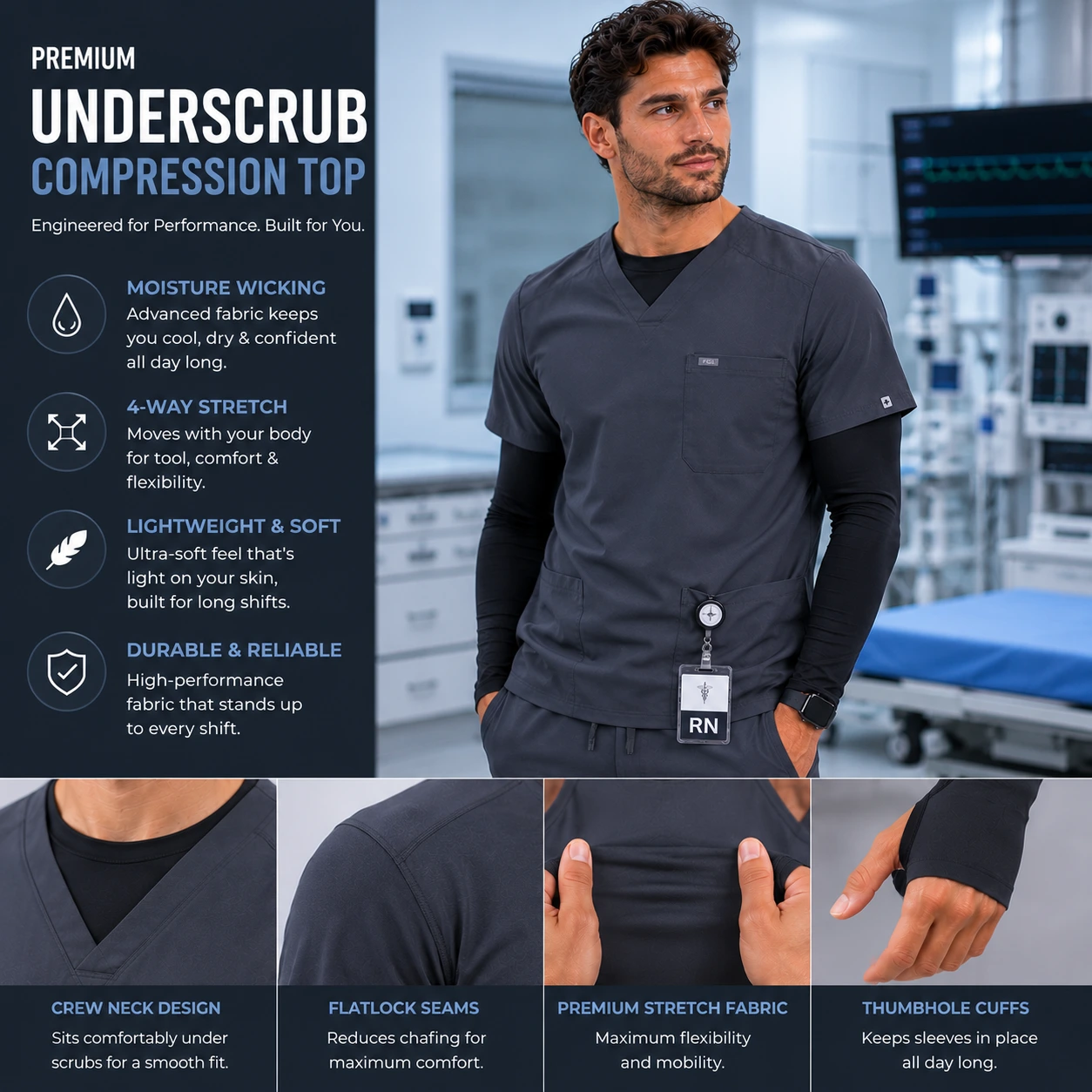 Scrub Undershirts​