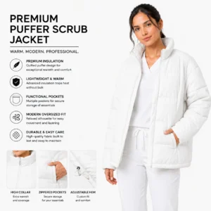 White Puffer Jacket