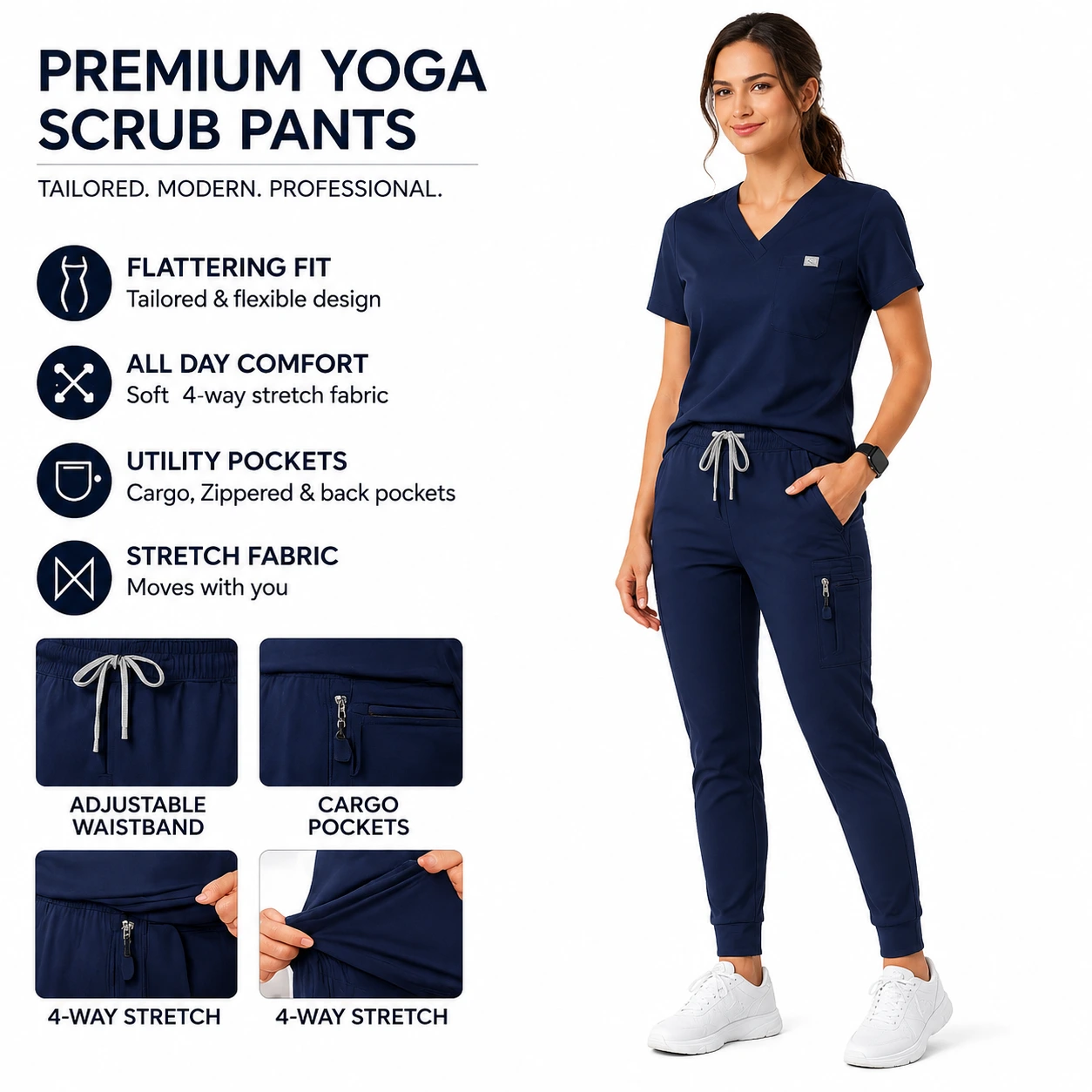 Yoga Scrub Pants