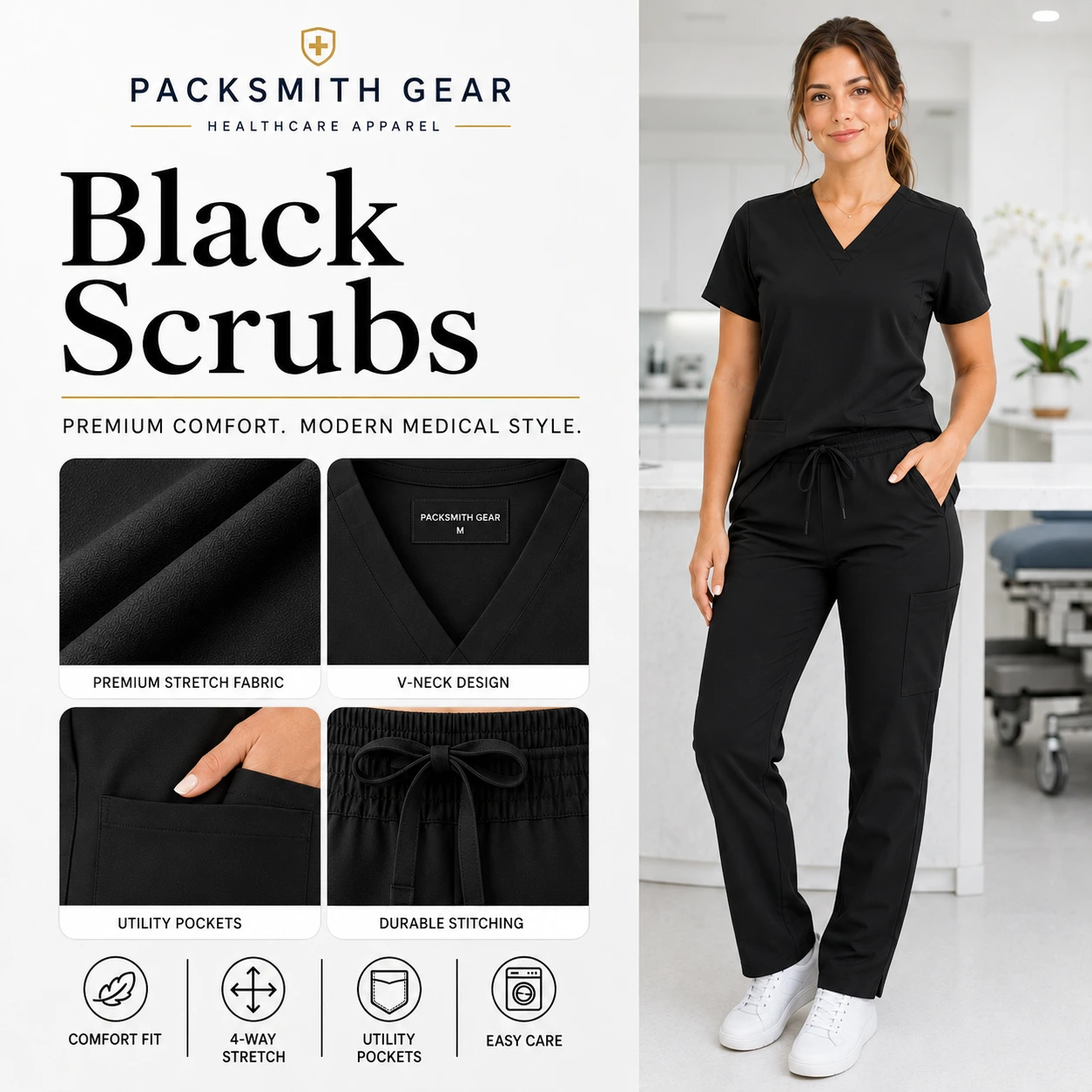 Black Scrubs