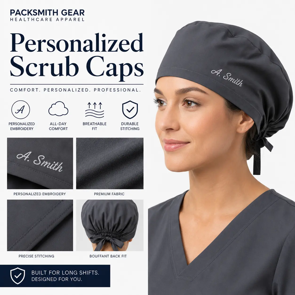 Bouffant Scrub Cap​