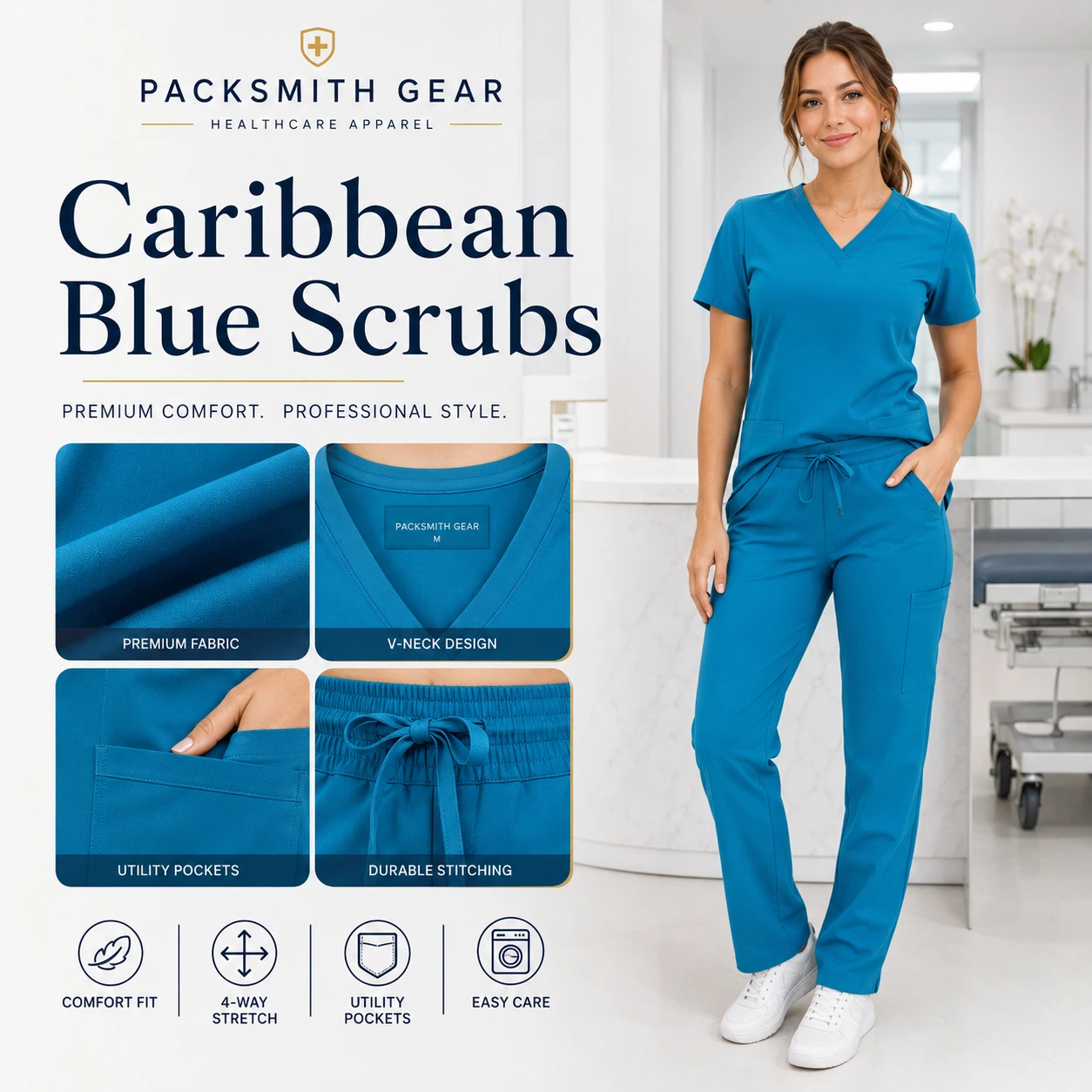 Caribbean Blue Scrubs