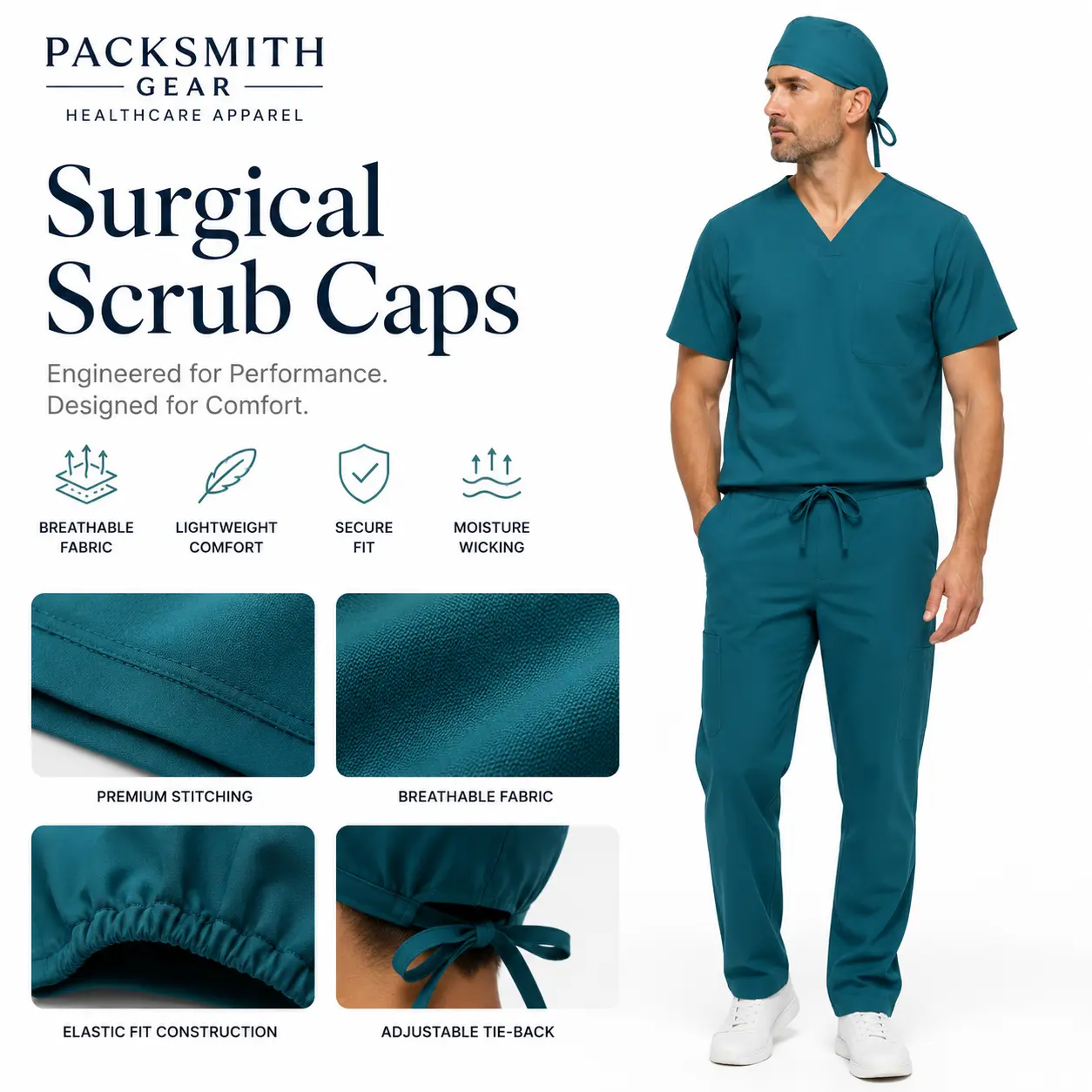 Custom Scrub Caps​