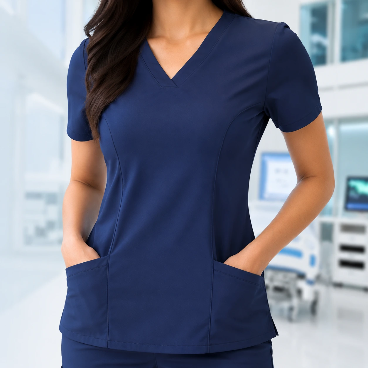 Fitted Scrub Tops