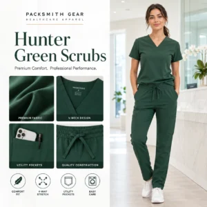 Hunter Green Scrubs
