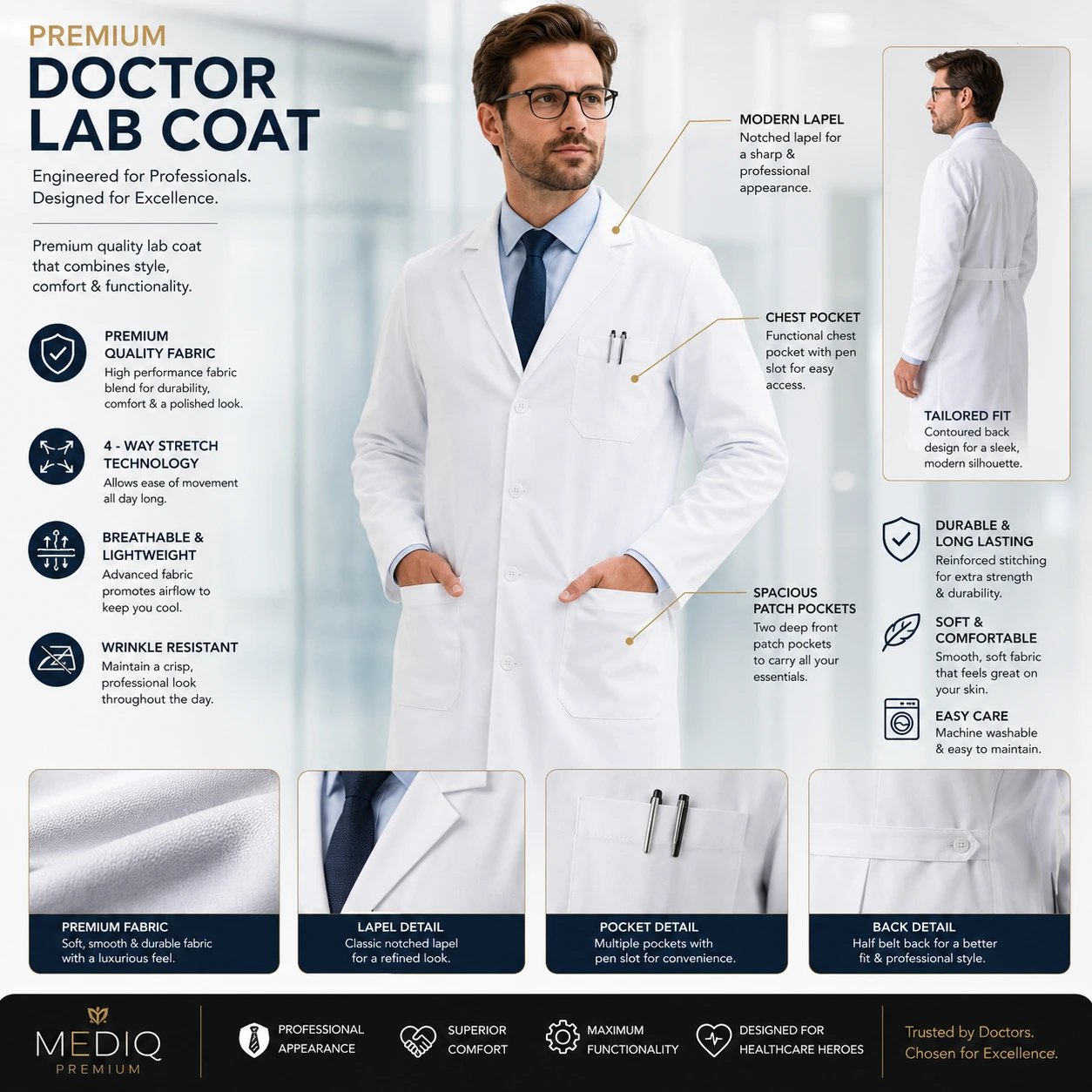 Lab Coats For Men