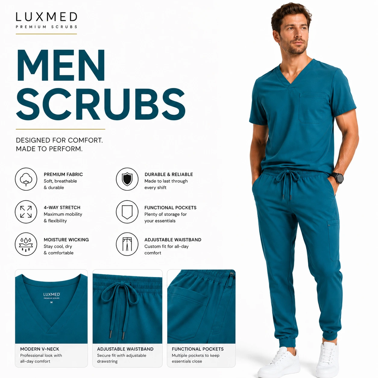 Medical Scrubs Men's