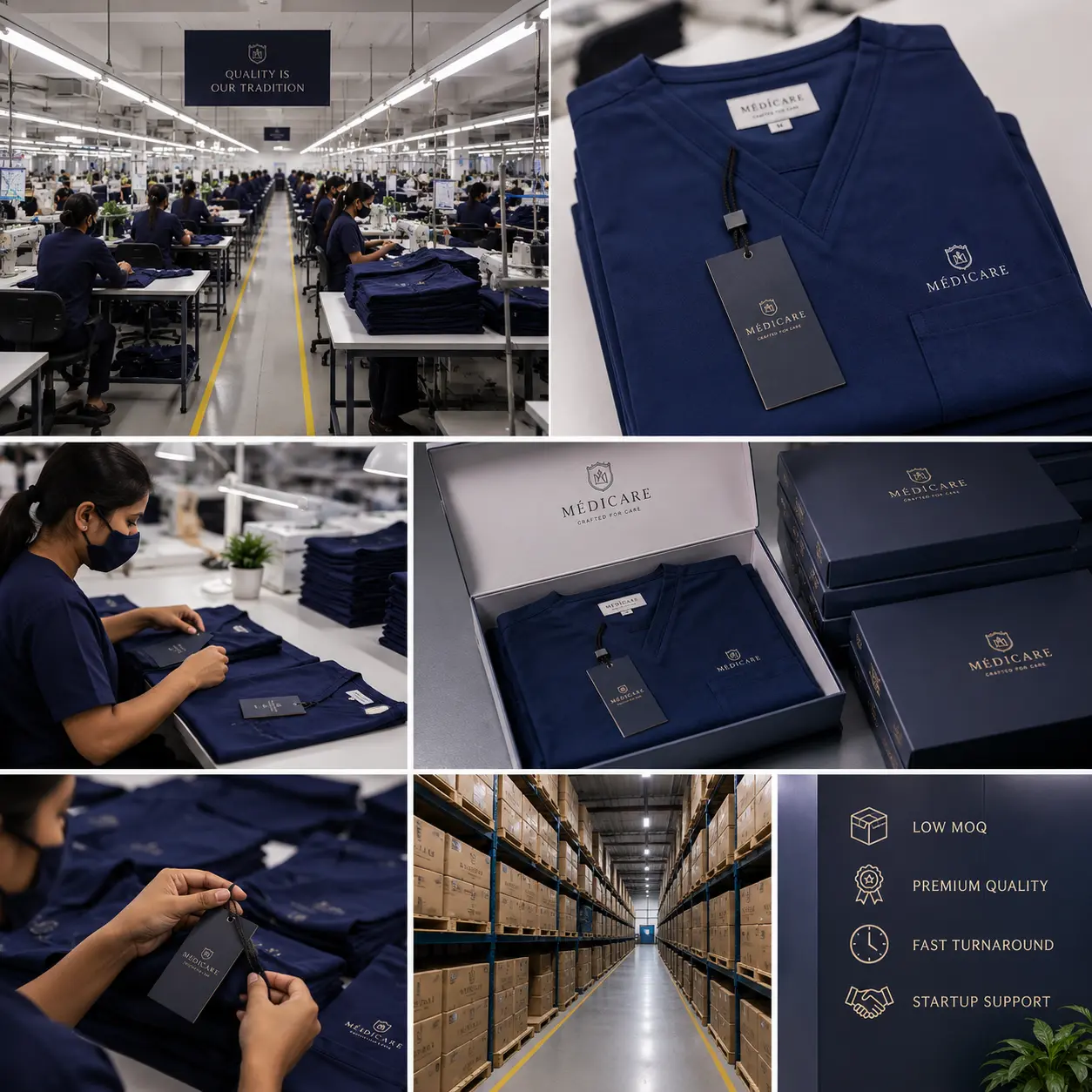 Médicare manufacturing and packaging process