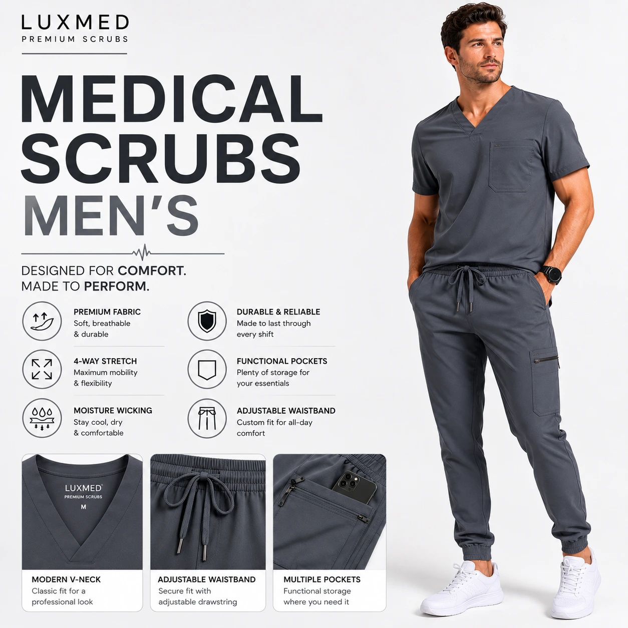 Men's Scrub Uniforms​