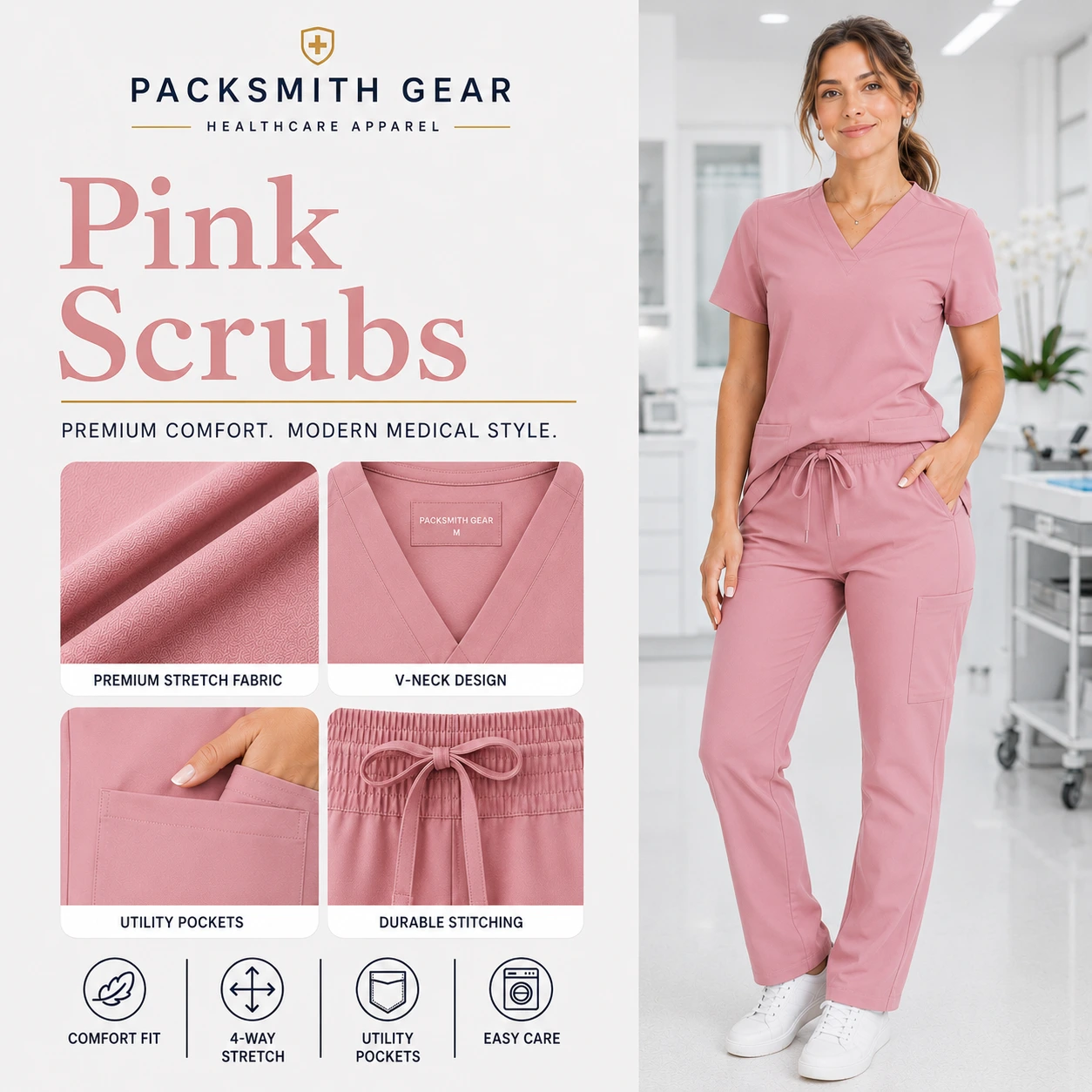 Pink Scrubs