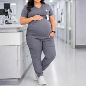 Plus Size Maternity Scrubs