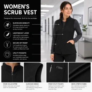 Scrub Vest Women