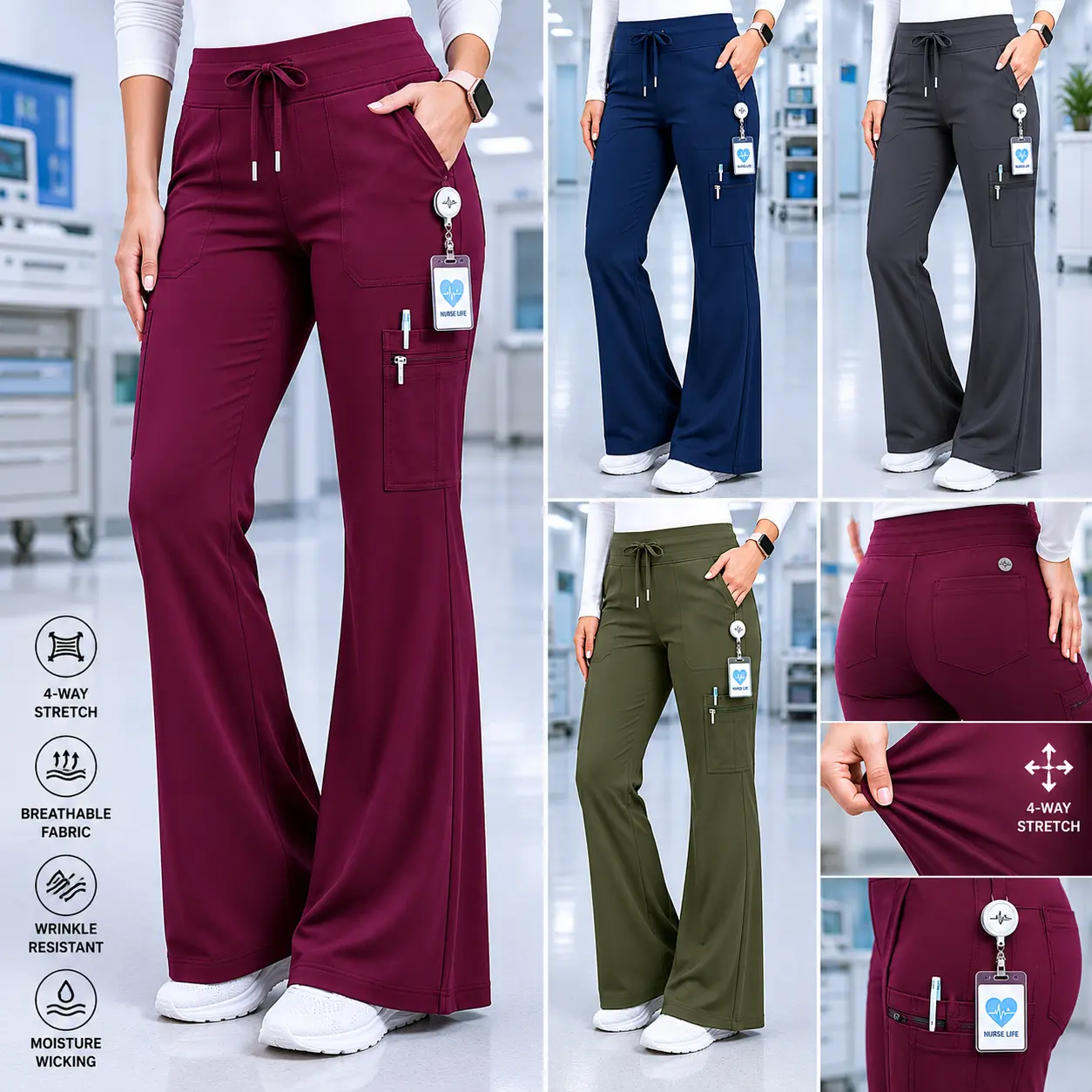 Scrubs Flare Pants​
