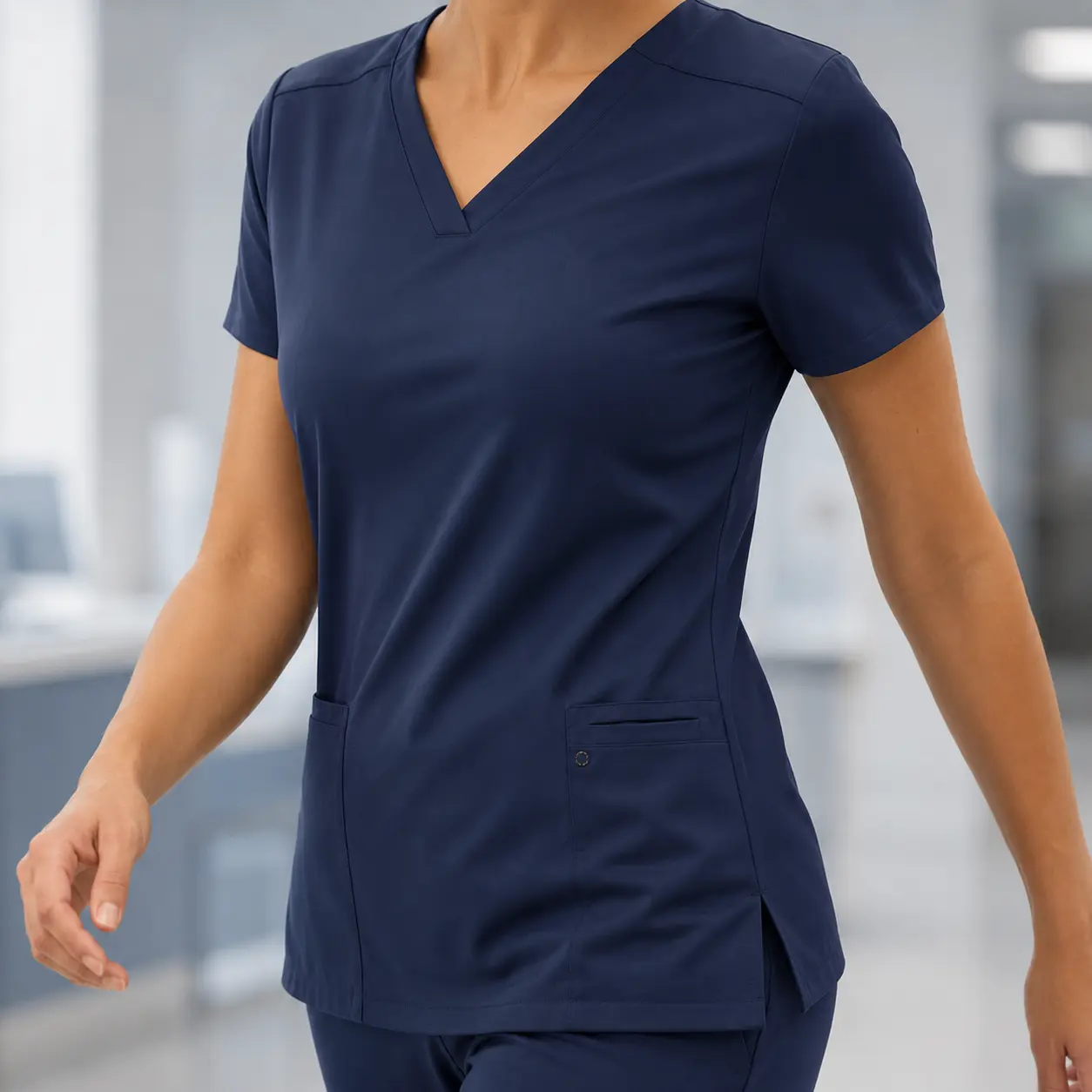 Stretch Scrub Tops