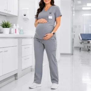 Tall Maternity Scrub Pants