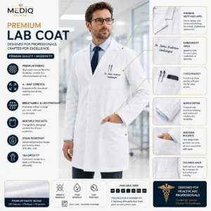 White Lab Coat For Men
