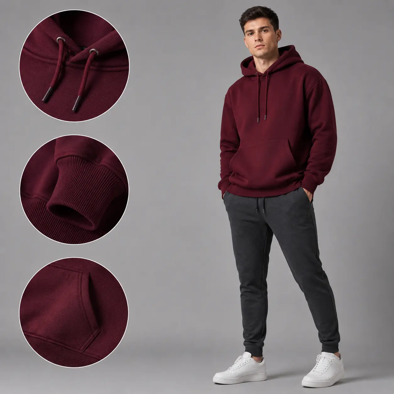 Mens Pullover Hoodie USA