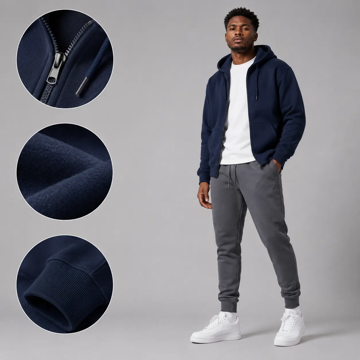 Mens Zip Up Hoodies USA