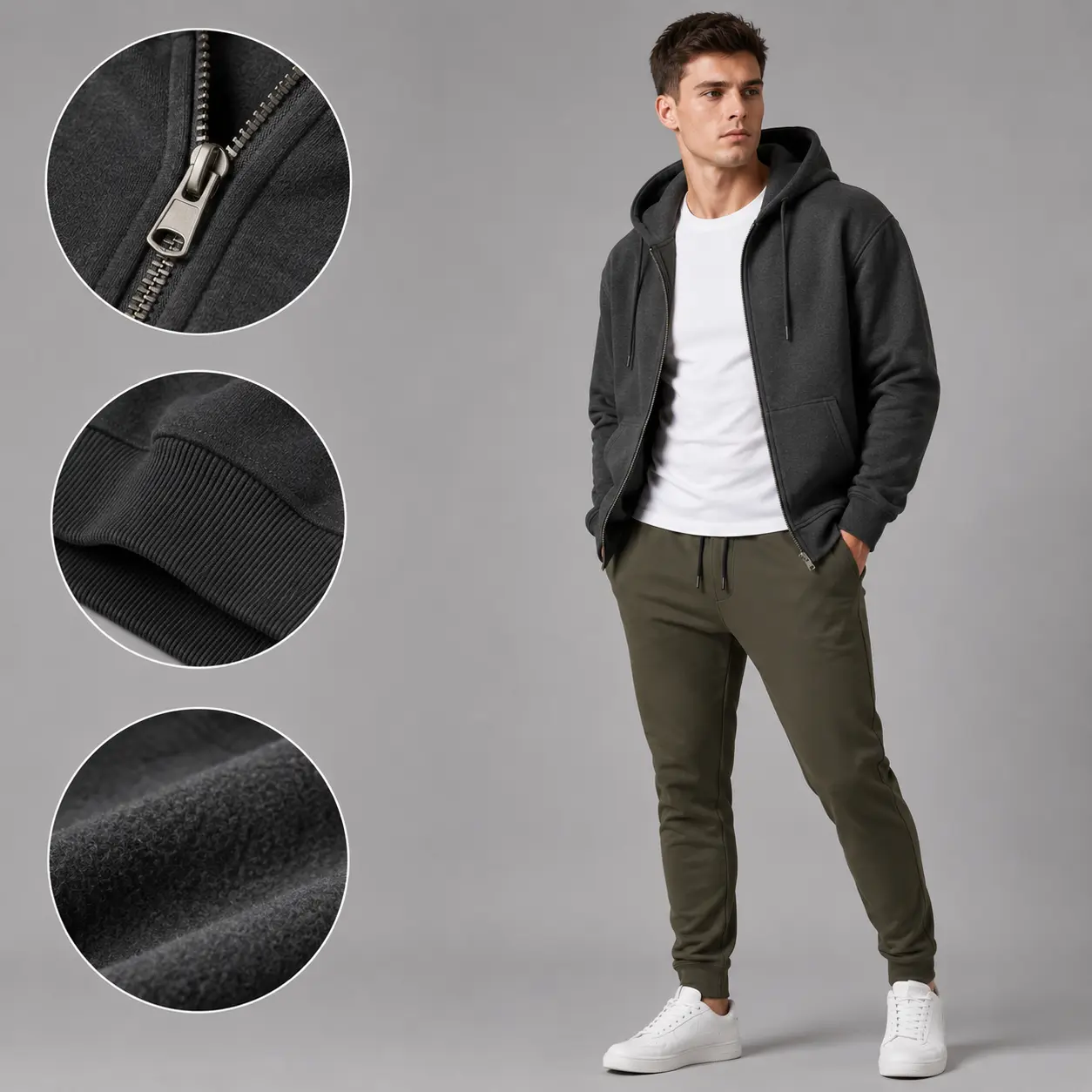 Zip Up Hoodies for Men USA