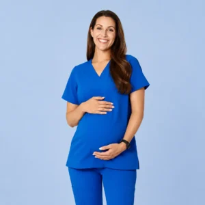 Maternity Scrub Top Fall